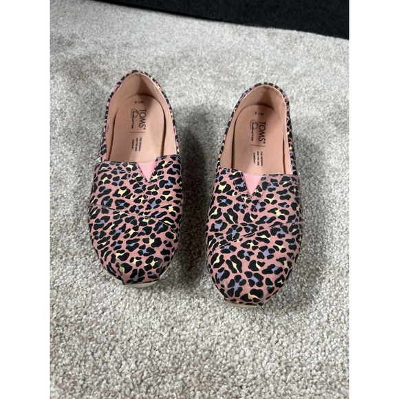 TOMS Women's Cheetah Multi Color Slip On Flats Size 7.5 - Picture 5 of 6